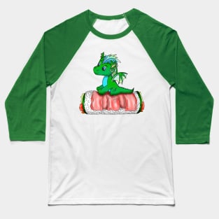 baby dragon sushi roll cartoon Baseball T-Shirt